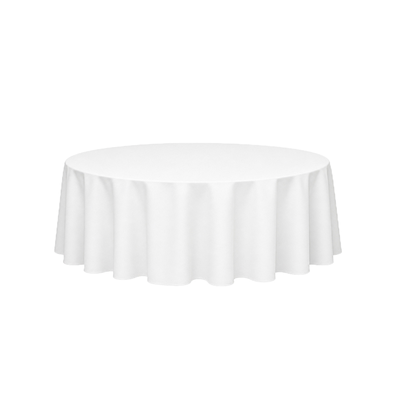Tischdecke_Baumwolle_rund_160cm_weiss_mieten_I_Verleih_Hochzeit_Feier_Event_Geburtstag_Catering_Firmenevent
