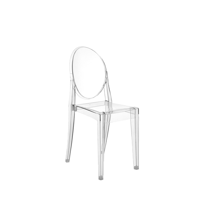 Stuhl Ghost Chair Kunststoff klar transparent mieten | Verleih Hochzeit, Trauung, Event, Party