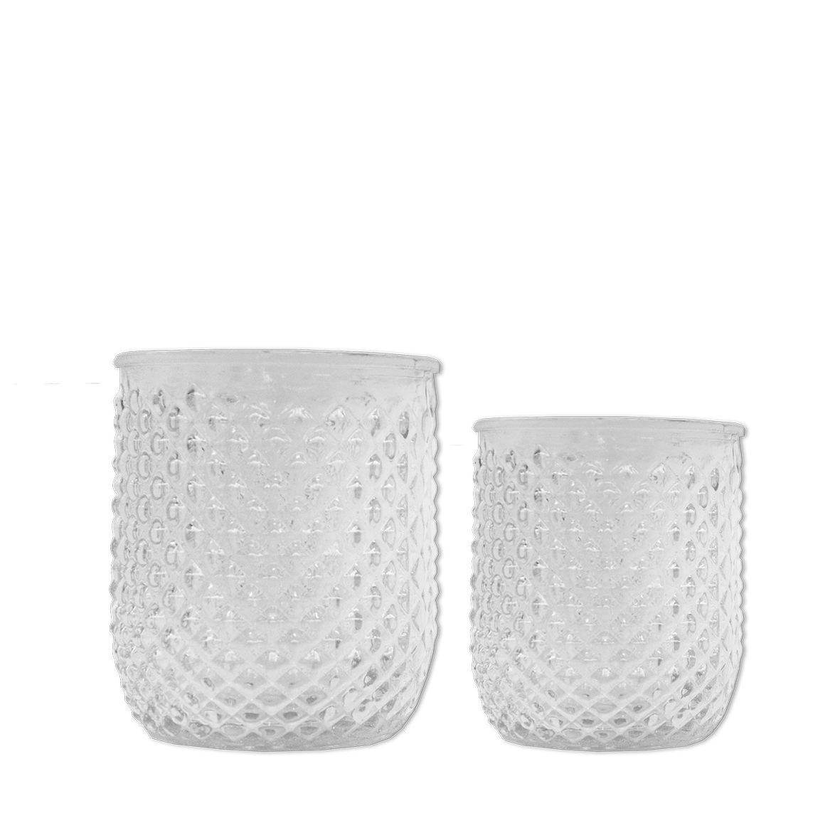 Vase Kristall Glas klar mieten Tischdeko Hochzeit Feier