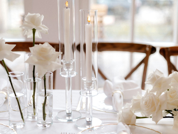 Vasen für Tischdeko mieten für Hochzeit & Event