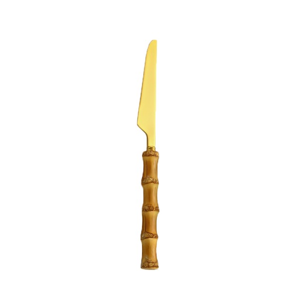 Besteck_Messer_Bambus_Griff_Bamboo_gold_mieten_Verleih_Hochzeit_Firmenfeier_Geburtstag_1