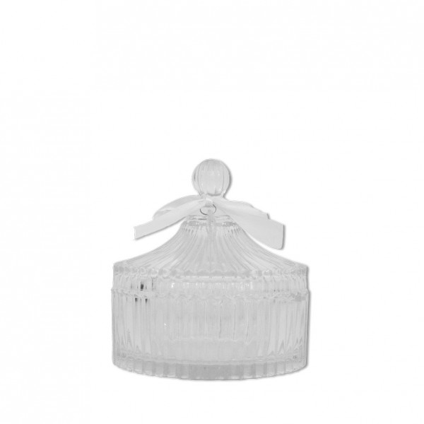 Candybar Salytbar Dose Rille Glas klar mit Deckel mieten Hochzeit, Feier, Veranstaltung
