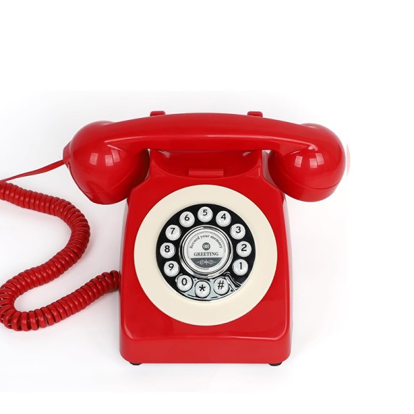 Telefon Audio Gästebuch | Guestbook Classic rot mieten | Verleih Hochzeit, Geburtstag, Feier, Event