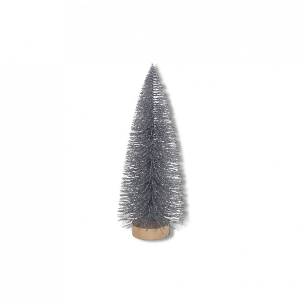 Tannenbaum | Glitter silber | 48cm XL | zum Stellen [mieten]