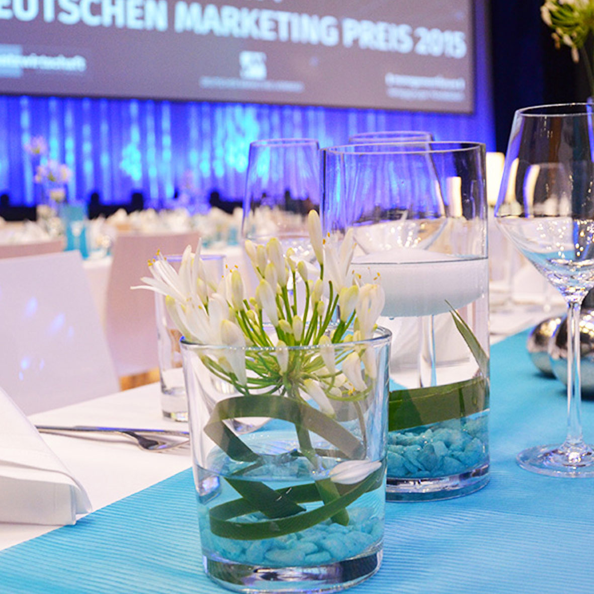 Vase Zylinder Deko & Design Deko und Hussen Verleih