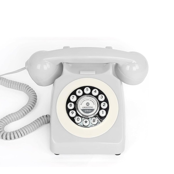 Telefon Audio Gästebuch | Guestbook Classic weiss mieten | Verleih Hochzeit, Geburtstag, Feier, Event