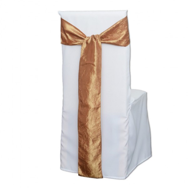 Schleifenband Taft / Satin Gold Muster