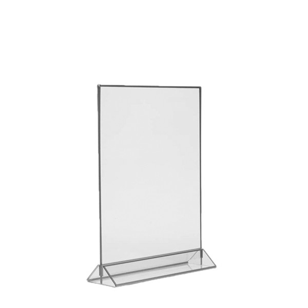 Bilderrahmen Acryl klein mit silbernem Rand [mieten]