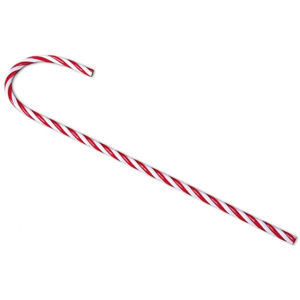 Zuckerstange | Kunststoff rot-weiss | 30cm | Verleih Winterfeier, Weihnachtsfeier [mieten]
