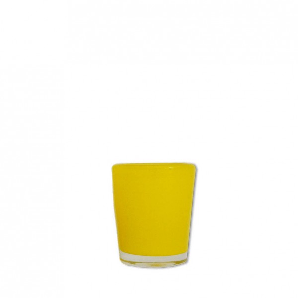 Vase konisch gelb hochwertig mieten Tischdeko Hochzeit, Event, Feier