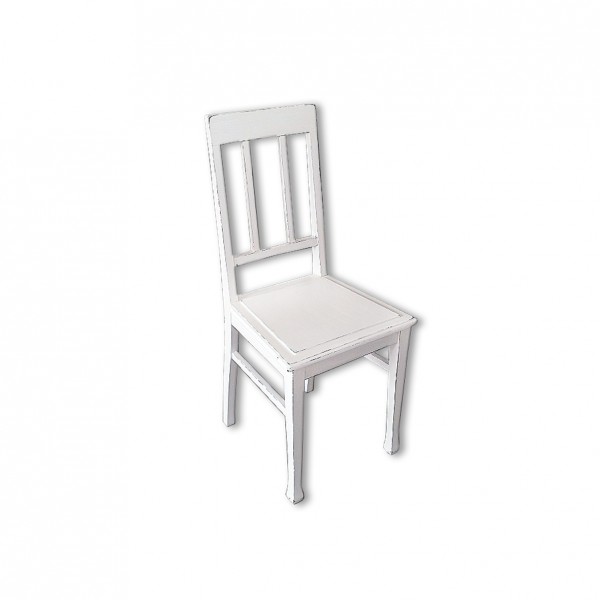 Stuhl Vintage weiß [mieten]