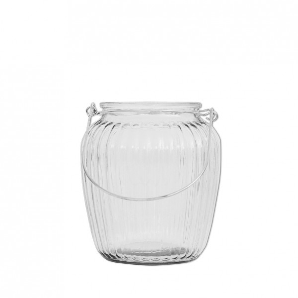 Vase Vintage Rille bauchig mit Henkel silber mieten Hochzeit Deko