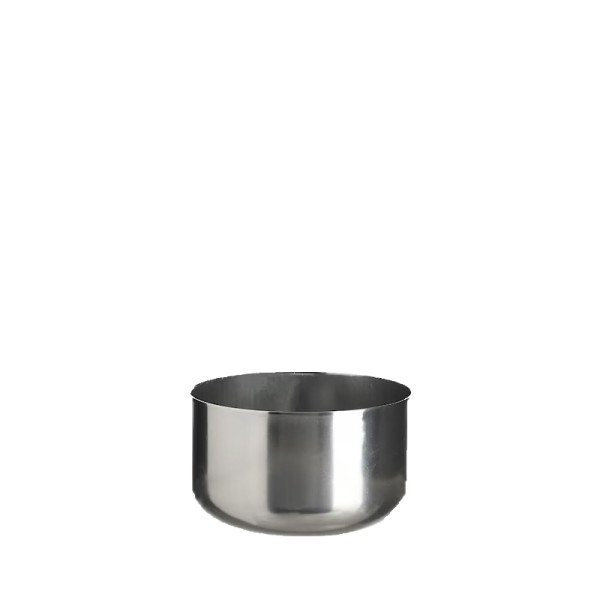 Kerzenschale Metall silber für Stumpenkerzen mieten Hochzeit, Feier, Event