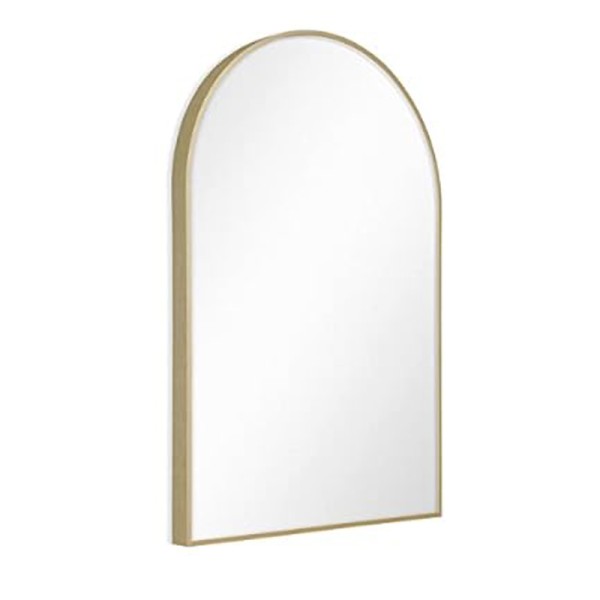 Spiegel Rundbogen 80x60cm gold modern für Staffelei | Sitzplan | Willkommensschild | Dekoration Hochzeit, Geburtstag, Feier, Event