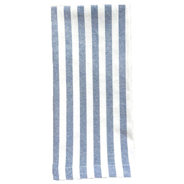 Tischläufer Leinen gestreift weiss--blau mieten | Verleih Hochzeit, Feier, Geburtstag, Event, Sommerfest, party