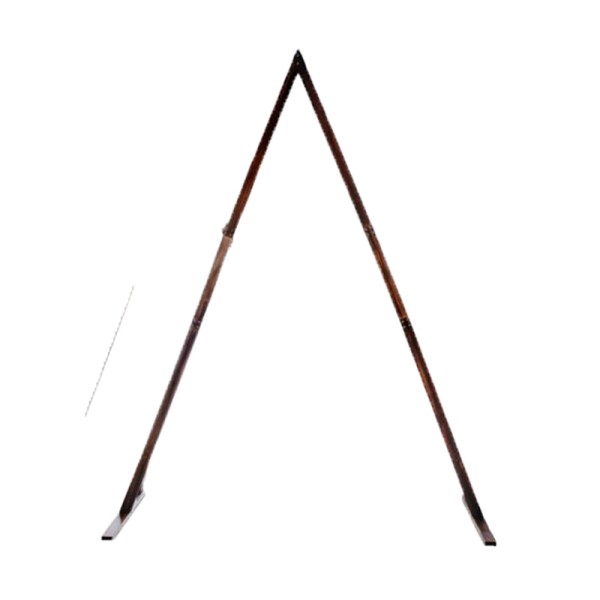 Traubogen Trigon (Dreieck) Holz braun für Freie Trauung Hochzeit mieten 3