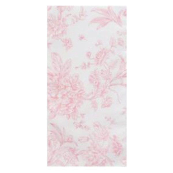 Tischläufer Polyester floral blumig weiss-rose mieten | Verleih Hochzeit, Feier, Geburtstag, Event