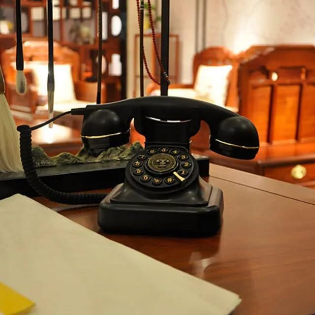 Telefon Audio Gästebuch | Retro schwarz [mieten]