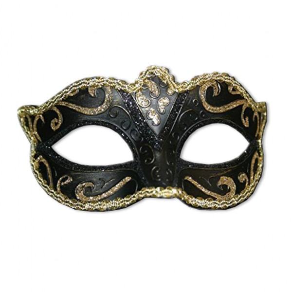 Venezianische Maske Schwarz