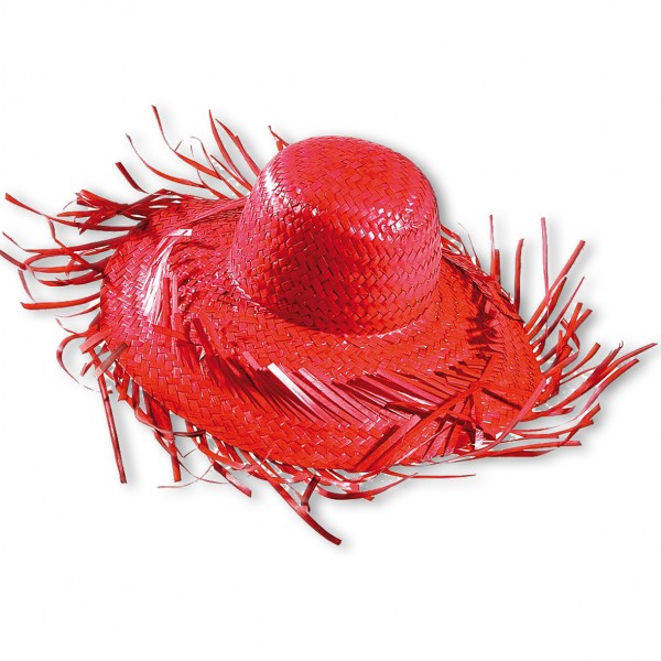 Strohhut Rot [mieten]