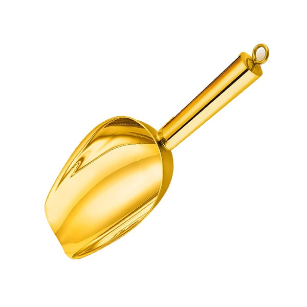Candybar Saltybar Schaufel gold [mieten] für Hochzeit, Geburtstag, Feier und Event