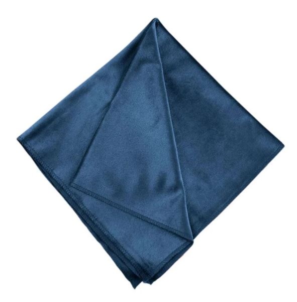 Serviette Samt dunkelblau, navy blue, dark blue | mieten | Verleih für Hochzeit, Event, Weihnachtsfeier