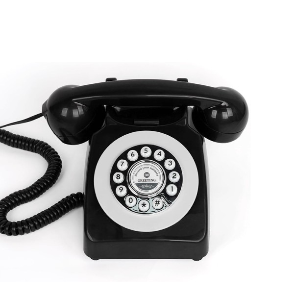 Telefon Audio Gästebuch | Guestbook Classic weiss mieten | Verleih Hochzeit, Geburtstag, Feier, Event