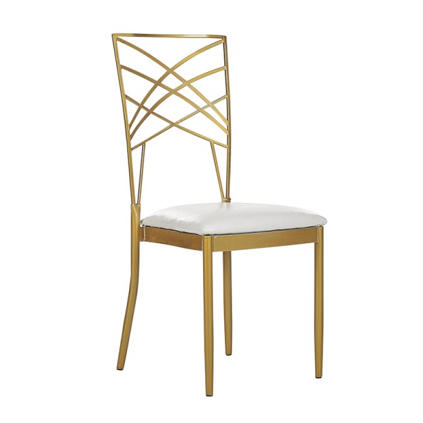 Stuhl Metall gold modern Hochzeit Trauung Traustuhl mieten | Verleih Heilbronn