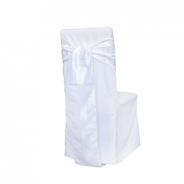 Schleifenband Taft / Satin Weiss Muster