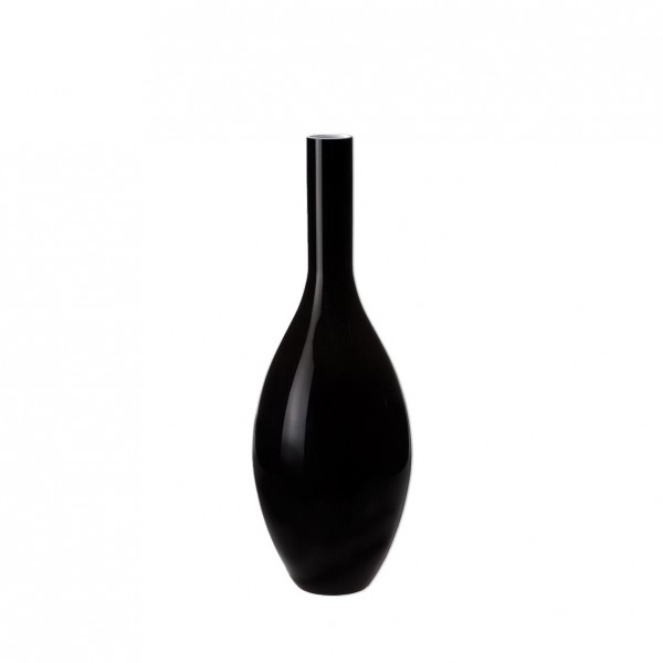 Vase Kegel Schwarz hoch Deko Raum Bühne Säule Hochzeit Event mieten