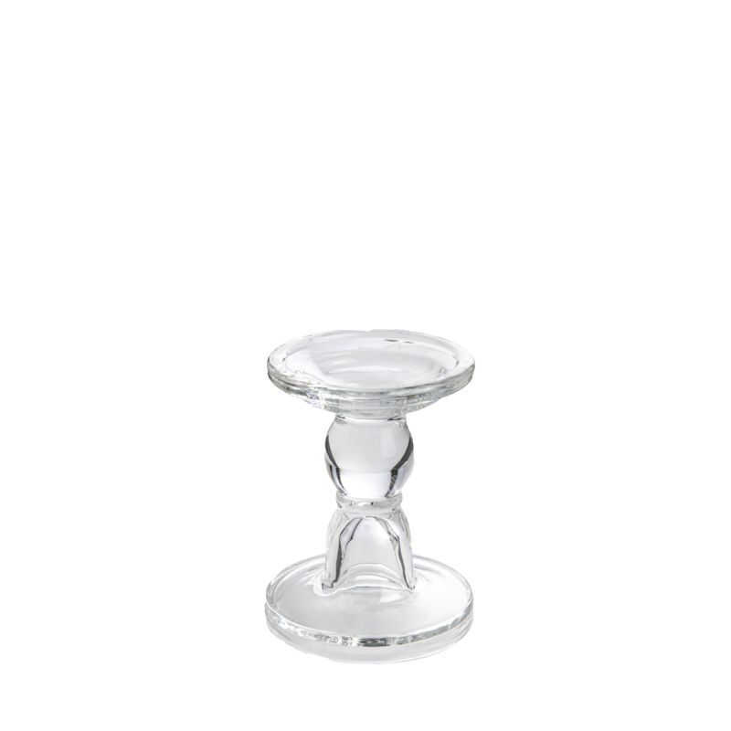 Kerzenständer für Stumpenkerzen Glas | Kerzenhalter | Kerzenleuchter [mieten]