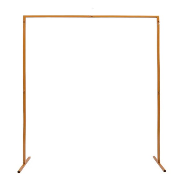 MINRS Metall Hochzeitsbogen 2,3x2,3m - Tragbarer Dekobogen Schwarz Für Feiern