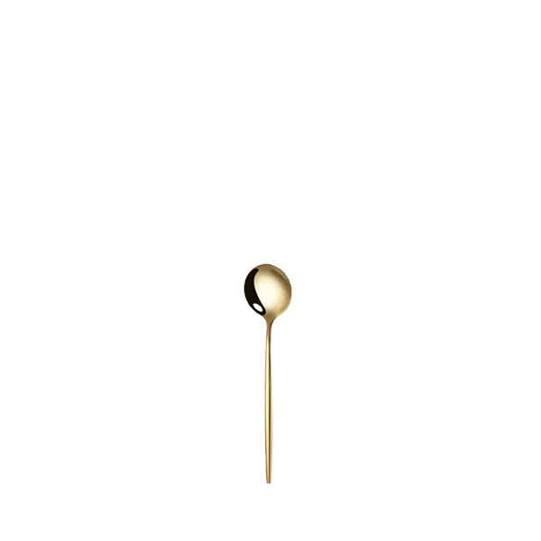 Kaffeeloeffel gold glänzend Stiletto Besteck mieten