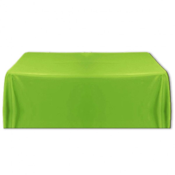 Tischdecke apfelgrün rechteckig 150x260 cm mieten | Verleih Hochzeit Feier