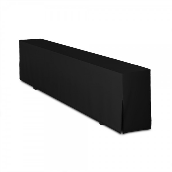Biebankhusse schwarz 25 cm Festbankhussen Festbankgarniturhussen mieten | Verleih