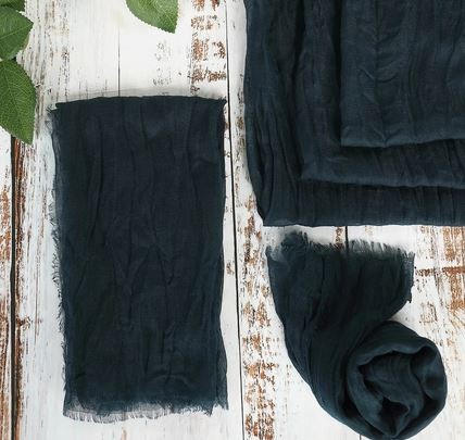 Serviette Musselin dark blue dunkelblau blau | mieten | Verleih für Hochzeit und Event