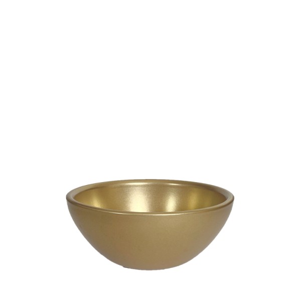 Schale flach Steckschale Keramik gold Tischdeko Hochzeit Feier Event