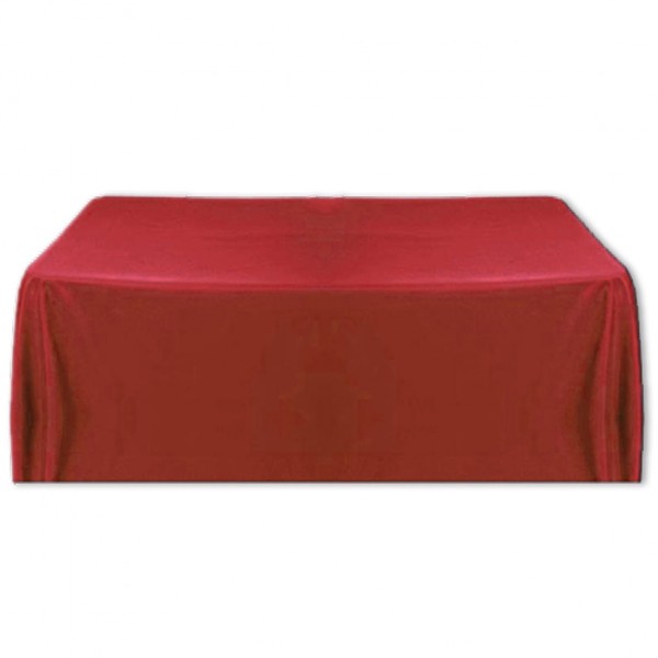 Tischdecke rosenrot bordeaux rechteckig 130x220 cm mieten | Verleih Hochzeit Feier