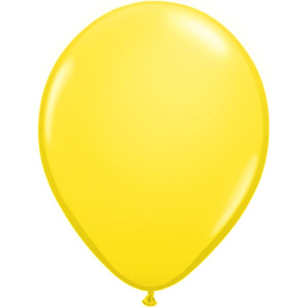 Helium-Luftballon 30cm gelb