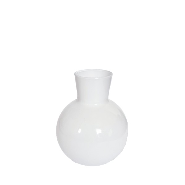 Vase Kugel | Kugelvase | weiss klein Tischdeko Hochzeit Feier Event