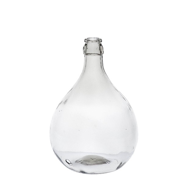 Bodenvase Ballonvase Glas klar mieten für Deko Hochzeit und Event und Freie Trauung