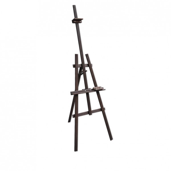 Staffelei groß Holz braun mieten Verleih Hochzeit Event Feier