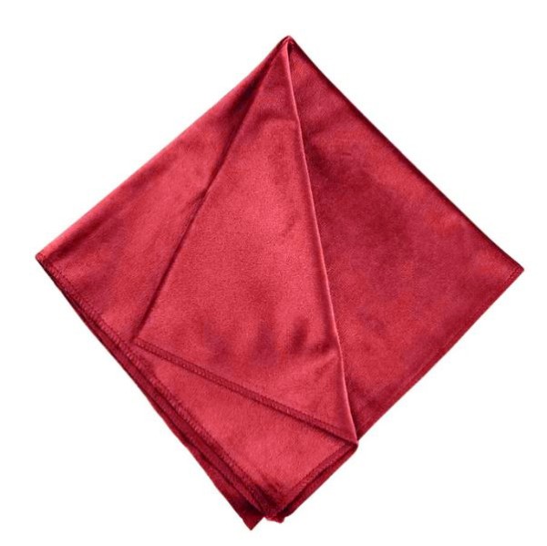 Serviette Samt dunkelrot, burgundy | mieten | Verleih für Hochzeit, Event, Weihnachtsfeier