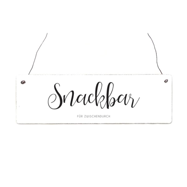 Schild Snackbar Candybar weiss Vintage Hochzeit, Feier, Geburtstag mieten