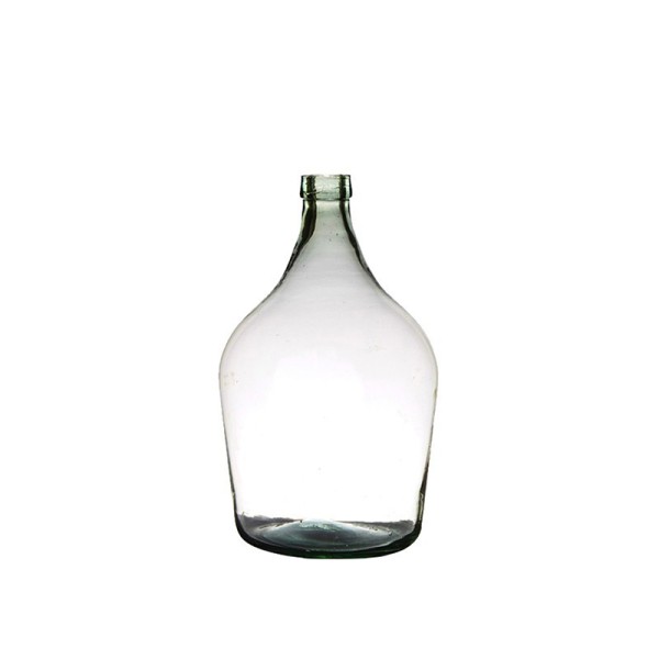 Ballon Vase, Glas klar (leicht grün) mieten Hochzeit