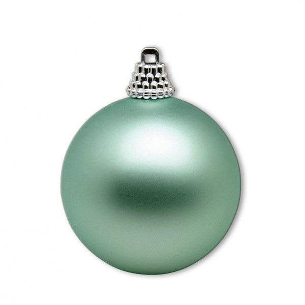 Weihnachtskugel | Kunststoff salbeigrün matt [mieten]