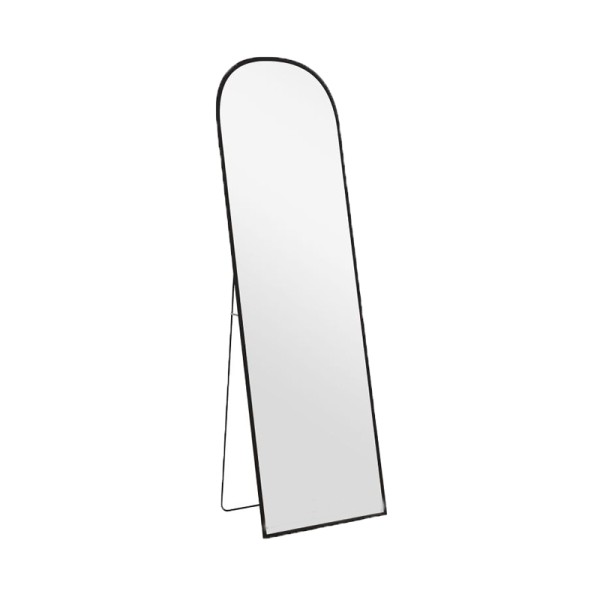 Standspiegel Rundbogen groß schwarz 160cm zum Stellen als Sitzplan, Willkommensschild, Dekoration für Hochzeit, Feier, Party, Geburtstag und Event