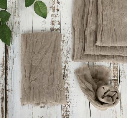 Serviette Musselin natur | mieten | Verleih für Hochzeit und Event