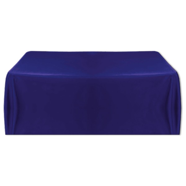 Tischdecke dark blue dunkelblau rechteckig 130x220 cm mieten Verleih Hochzeit Event