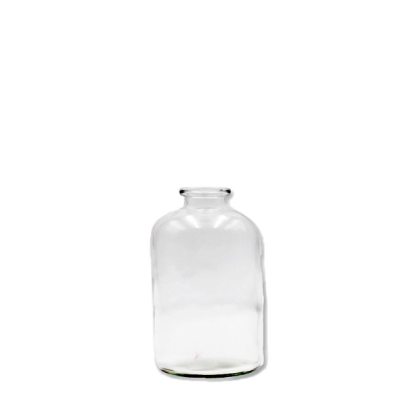 Flaschenvase gerade Glas klar [mieten]